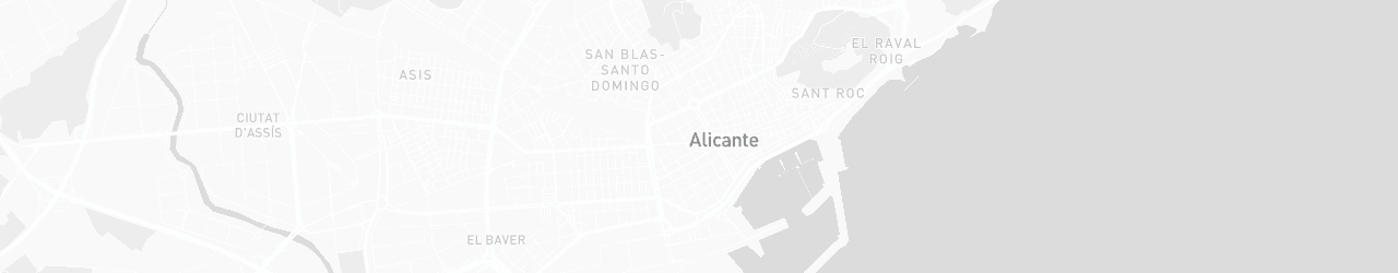 Mappa di Alicante